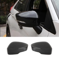 Carbon Fiber Style Car Rearview Mirror Cover Decoration Trim Car Styling Accessories For Mitsubishi 