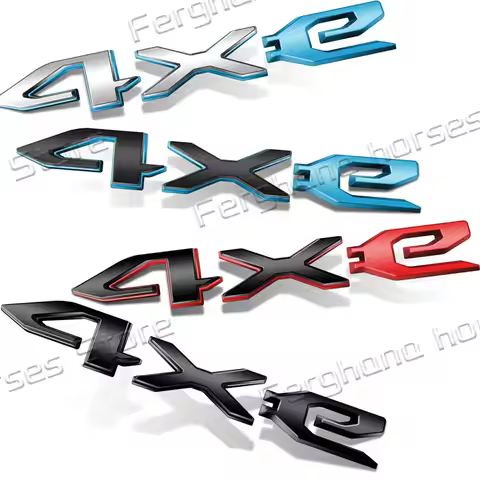 Car 3D ABS Plastic Emblem For Jeep 4XE Logo Wrangler Gladiator Compass Grand Cherokee Body Side Badg