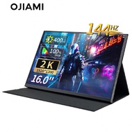 จอมอนิเตอร์พกพา 16 นิ้ว 144Hz 1920*1200 400cd/m² มีลำโพงในตัว สำหรับเกม / บางมาก สามารถใช้กับ PS4/5/