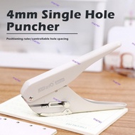 MARIER Hole Punch|DIY Craft Labor-saving Single Hole Puncher, Minimalist Single Hole 4mm Loose-leaf 