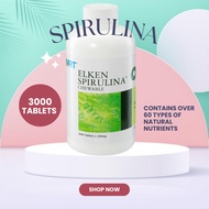 Elken Spirulina (3000 Tablets) - Enhances Your Body Resistance Against Viral Infection!