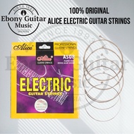 Alice Electric Guitar Strings Nickel Plated Alloy Winding ( 3 set ) pack