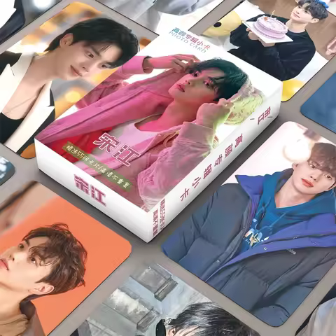 55pcs/set KPOP Kang Song Album Date With The Devil LOMO Card Greeting Card Girl Gift Postcard Photo