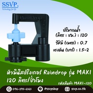 สปริงเกอร์ Raindrop รุ่น MAXI อัตราการจ่ายน้ำ 120 ลิตร/ชั่วโมง
