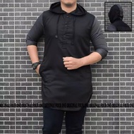 Baju Koko Kurta Pakistan Hoodie  Bahan Toyobo