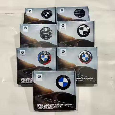4PCS 56/68mm Floating Wheel Center Caps for BMW 50th Anniversary – Fit E39 E46 E60 F10 F30 G20 X3 X5
