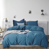 CADAR SET 7 IN 1 WALI COMFORTER BED SHEET CADAR PLAIN HOTEL COTTON