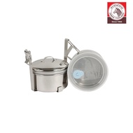 Zebra Stainless Steel 2 Tier Tingkat Food Carrier with Air Tight Lid 12cm