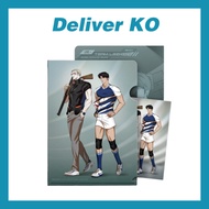 [TEAM LEZHIN / Official Merch] <Shutline> BL Clear file + Couple postcard set