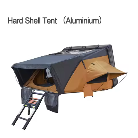 Overland 4x4 Tent Roof Top Tent Aluminum Hard Shell Top Rooftop Tent for Car Vehicles SUV Truck Camp