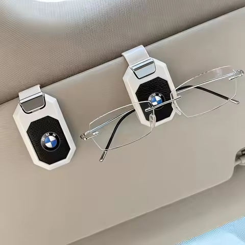 Car sunshade, ticket holder, eyeglass clip For BMW E39 E46 E90 E36 E60 E34 E30 F30 X1 X3 X5 X6 71 E9