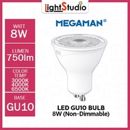 【HOT ITEMS】Megaman LED GU10 Bulb 8W (Non Dimmable)
