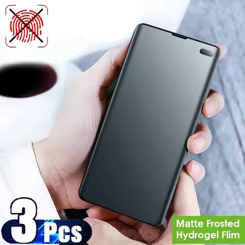 3Pcs Frosted Matte Soft Hydrogel Film For Samsung Galaxy S10 S10E S20 S21 FE Note 8 9 10 Plus 20 Ult