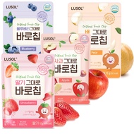 Korea LUSOL Dried Fruit Chips Natural Fresh Biscuits Freeze-Dried Pear Apple Strawberry Blueberry Non-Staple Food 9187