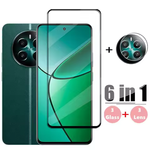 Full Cover Tempered Glass For Realme 12 Plus 5G Glass Realme 12+ Screen Protector Protective Phone L
