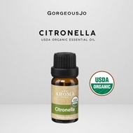 GORGEOUS JO The Aroma Shop Organic Citronella Pure Essential Oil (10ml)