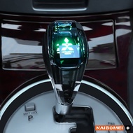 หัวแป้นเกียร์คริสตัล NBM สำหรับ Mitsubishi ASX Outlander Pajero Wing God รถยนต์ หัวแป้นเกียร์แบบปรับ