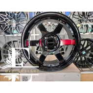 NEW SPORT RIM 15 INCH RAYS TE37 RM880 4PC TE 37 MYVI ALZA CITY VIVA (KENA BELI 2TIME 1PAY 2PC 1BOX POS)(需要结账分开2单1单2件1盒邮寄