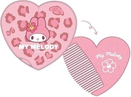 Tees Factory Sanrio Characters Heart Shaped Mirror Comb Y2K My Melody Approx. H 3.4 x W 3.7 x D 0.3 