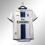 Umbro 03-05 Chelsea Away Retro Jersey No. 8 Lampard Torres No. 9 Football Uniform Short Sleeve Sport