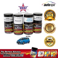AUTOSPA Touch Up Paint Perodua Alza 3pcs/Set (Base Coat + Solvent + Clear Coat)