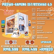 MEOWS-GAMING i57/RTX5060 6.5 PC GAMING PACKAGE / 32GB DDR5 / 1TB SSD / CPU OPTIONS + GPU OPTIONS