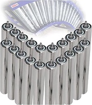 20 Pcs Unpowered Conveyor Roller, Industrial Conveyor Belt Replacement Roller Dia 1in 1.3in 1.5in 2i