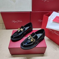 Roger Vivier 黑色鏈條樂福鞋