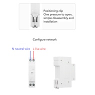 Wireless Remote Control Circuit Breaker High Accuracy 2P AC90‑300V WiFi Smart Circuit Breaker Switch