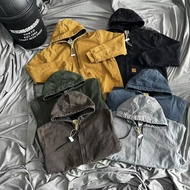 0KX4 Carhar '''Retro Washed J25 Hooded Canvas Jacket Men Women Couples Loose Large Size