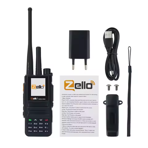HAMGEEK T95 Dual-mode POC Radio Public Network Walkie Talkie Supports VHF 136-174MHz Zello 3G/4G/5G 