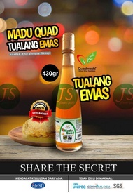 430g Madu Tualang Asli Quad, 100% MADU Tualang Asli, Raw Honey & Unprocessed Tualang HONEY VIRAL