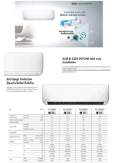 PANASONICเครื่องปรับอากาศ19000บีทียูECONOระบบฟอกอากาศR32+สินค้าใหม่ๆต้องสั่งเบิกจากศูนย์แท้ๆ100%PREO