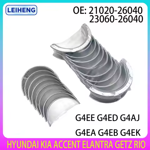 STD Engine Parts Main & Con-rod Bearing Set Fit Kit For HYUNDAI KIA 1.3L 1.4L 1.5L 1.6 L G4ED G4EE G