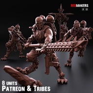 Killing Team Chaos Rebels Terrorist Battle Hammer 3D Printing White Model Battle Chess Board Game Li