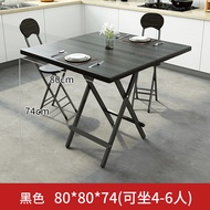 Folding table table home small family round table square table foldable stall portable simple square