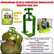 READY STOK BAHAN BESI..!! Catok Pengaman regulator tabung gas 3 kg - 12 kg Pengaman Regulator Gas /