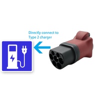 Portable 220V Type 2 Female Plug to Socket EV Charging Adapter For EV Charger EV Connector