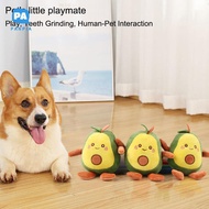 [NBI] Cute Cartoon Avocado Dog Squeaky Toys Creative Durable Fashion Avocado Dog Chewing Toys Pet Pu