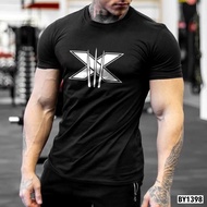Men's Gym T-Shirt Sports Fitness Gym Casual Tops Musclefit Muscletee Cool Spandex