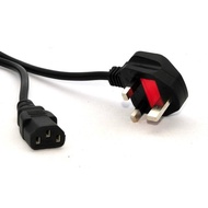 3 PIN POWER CORD UK PLUG FOR PC - 3.0M (WITH FUSED)