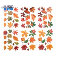 Thanksgiving Fall Leaves Window Clings Thanksgiving Fall Window Stickers for Glass Window Seasonal A