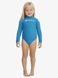 ROXY ชุดว่ายน้ำวันพีซแขนยาวสำหรับเด็กผู้หญิง 2-7 ปี Heater Long Sleeve One-Piece Swimsuit 233 ERLWR03278-BRN0
