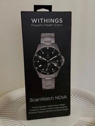 Withings - ScanWatch Nova 42mm 指針式智能手錶（黑色）