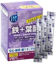 🇯🇵日本製✨井藤漢方製藥 ITOH SAPRIL 鐵質葉酸補充劑💕
