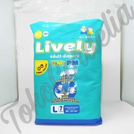 Lively Adhesive Adult Diapers Size L 7pcs