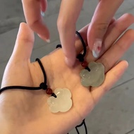 Necklace Girlfriend necklace Safe Buckle necklace Female Student Niche Design Hand-woven Rope Couple