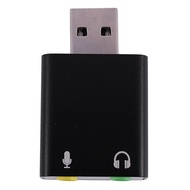 (KUEV) 7.1-Channel Aluminum Alloy Usb Sound Card Computer External Sound Card Usb7.1 Sound Card Analog Sound Card