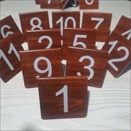 Table Number Table Number Plate Number Plate Dining Table Plate Calling Number Plate Restaurant Numb