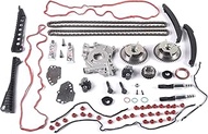 INGKAN 917-250 Timing Chain Kit w/Cam Phaser Oil Pump Solenoid Valve Fits for 2004-2008 Ford Expedit
